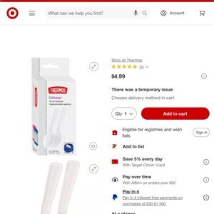 Thermos Replacement Spoons